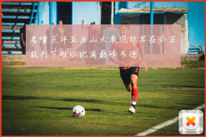 名嘴点评亚历山大表现称其在公正裁判下难以比肩巅峰韦德