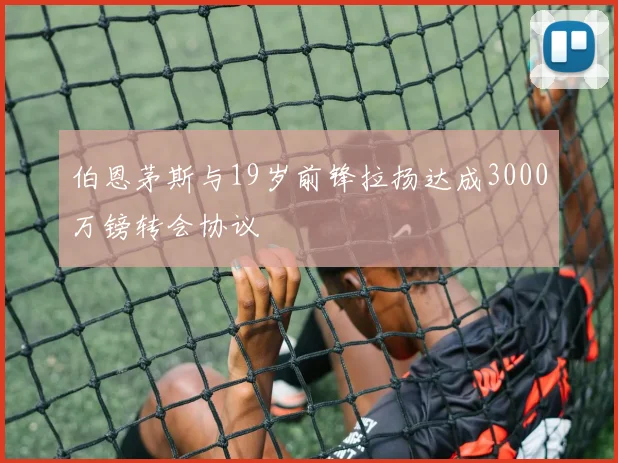 伯恩茅斯与19岁前锋拉扬达成3000万镑转会协议